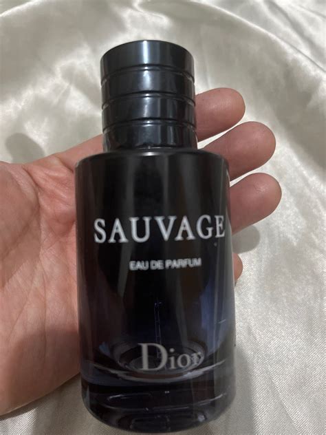 dior sauvage bottle empty
